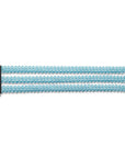 bracciale argento tre nastri passamaneria made in italy azzurro