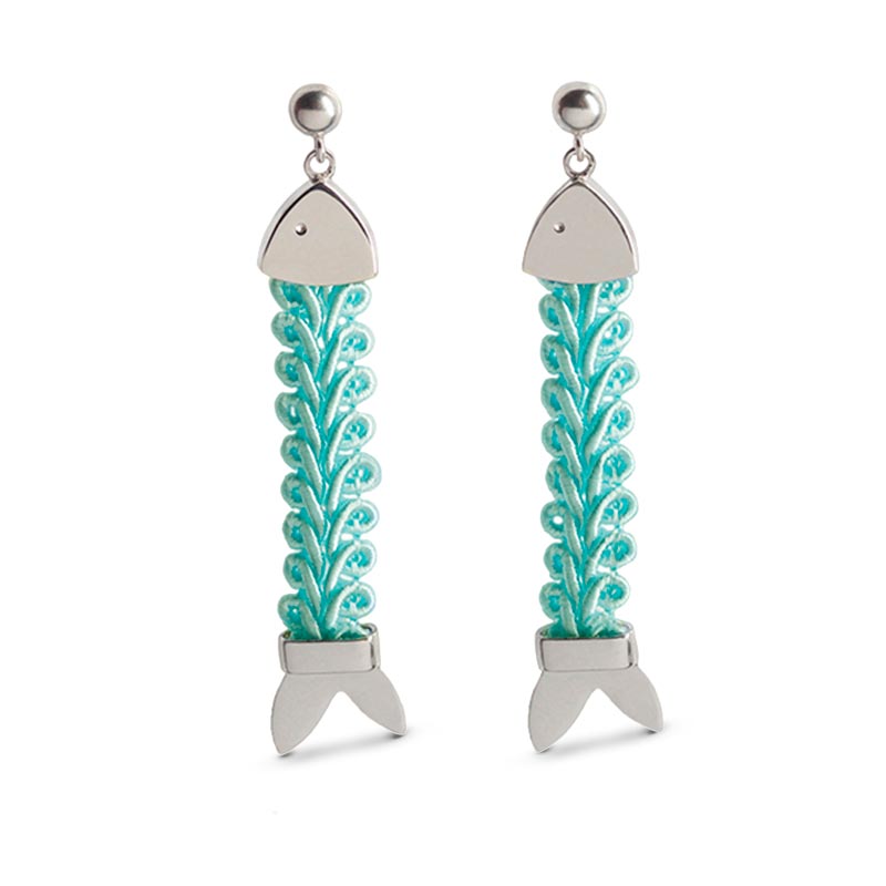 Orecchini A Goccia In Argento Sterling 925 Con Cristallo - Foto 6